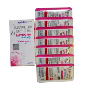 女用果凍威而鋼 Lovegra Oral Jelly 100mg|1盒7包-香港直營 - Image 3