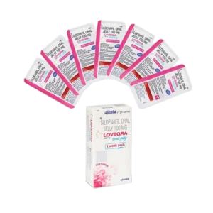 女用果凍威而鋼 Lovegra Oral Jelly 100mg｜1盒7包-香港直營